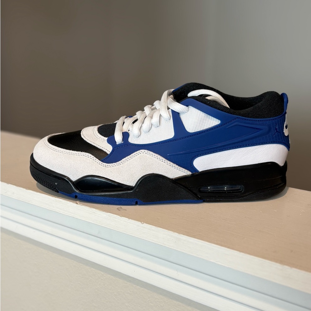 Nike Air Jordan 4 RM Black Summit White Racer Blue Motorsport Mens 11 New No Box - Picture 2 of 9